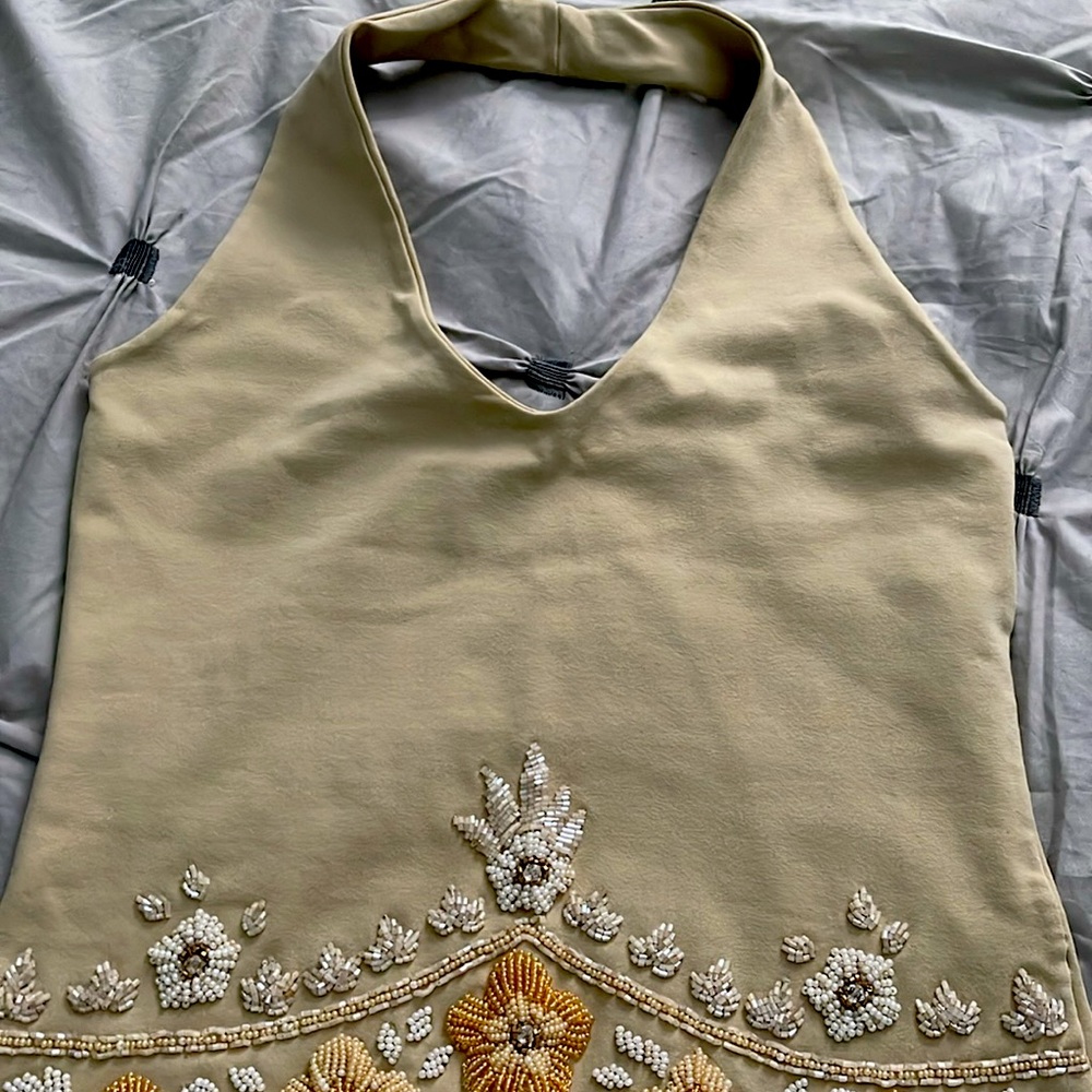 Beaded Halter Top ๐น - Picture 2 of 6